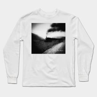 Mystery Train - Black and White Long Sleeve T-Shirt